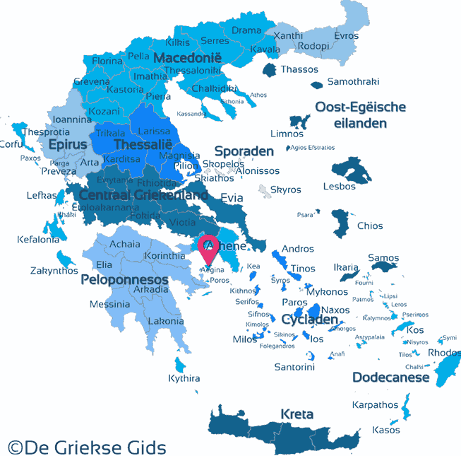 Map of Aegina