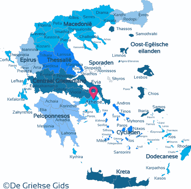 Map of Attica