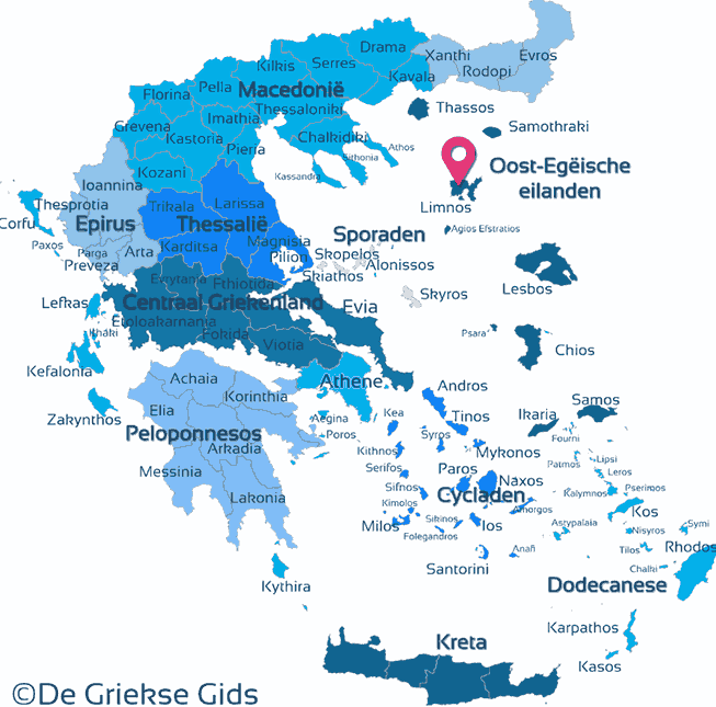 Map of Lemnos