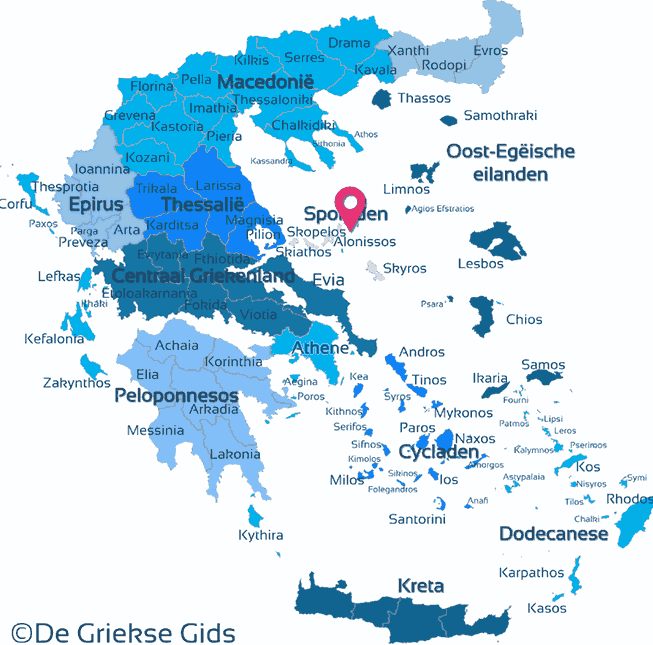 Map of Peristera