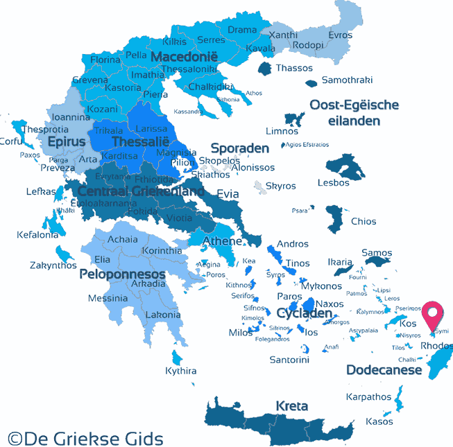 Map of Symi