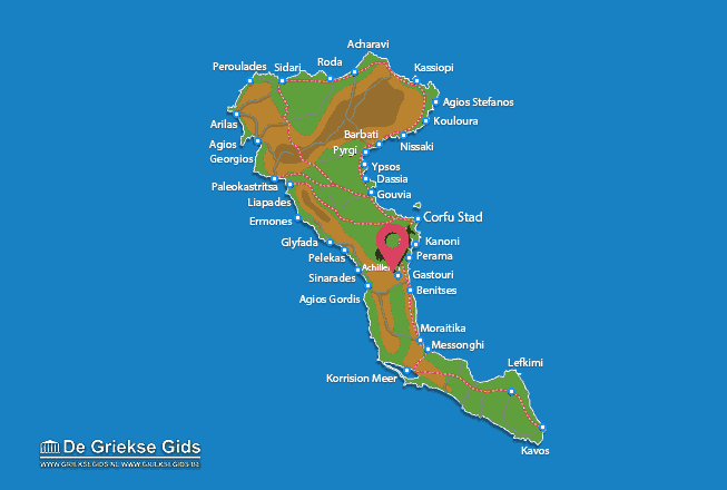 Map of Achilleion