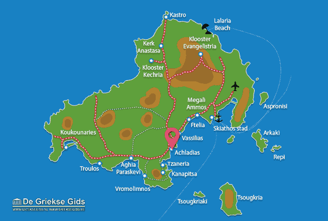 Map of Achladies