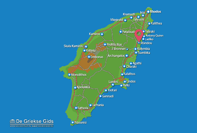 Map of Afandou