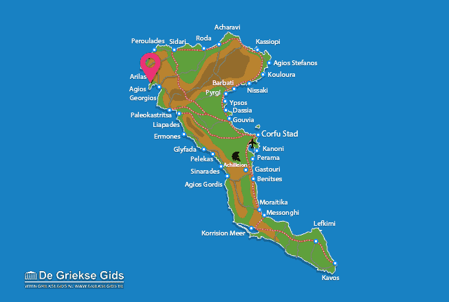 Map of Afionas