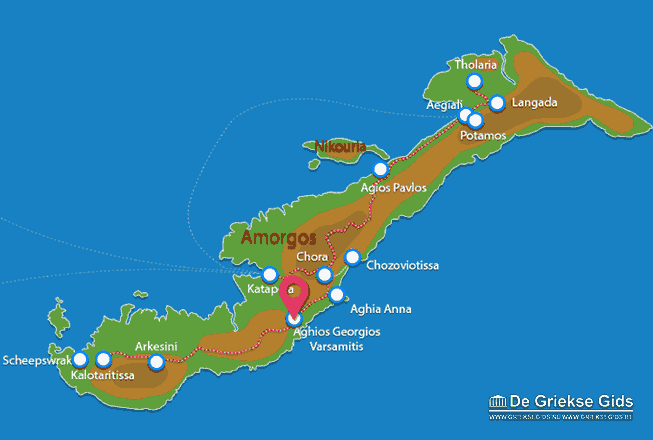 Map of Agios Georgios Valsamitis