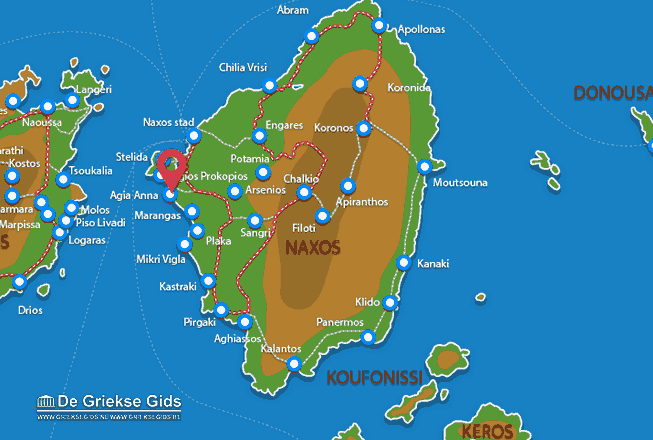 Map of Agia Anna