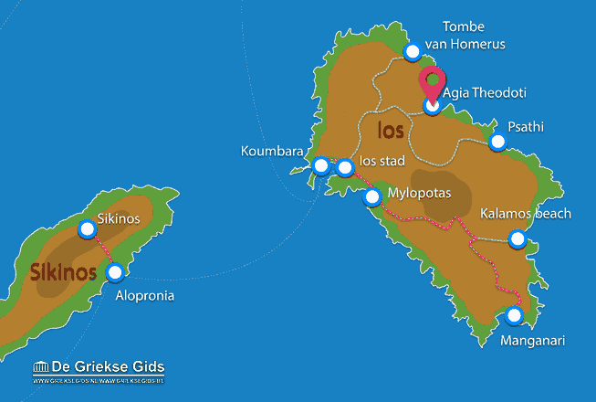 Map of Agia Theodoti