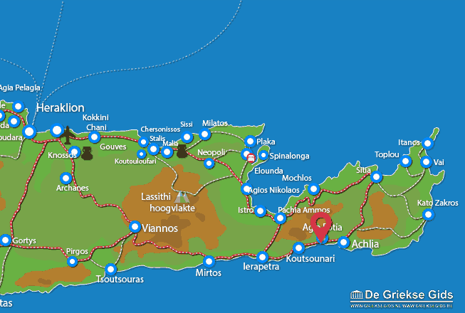 Map of Agia Fotia