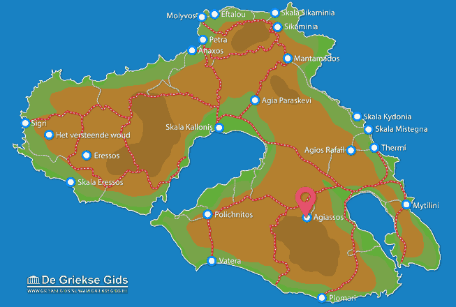 Map of Agiassos