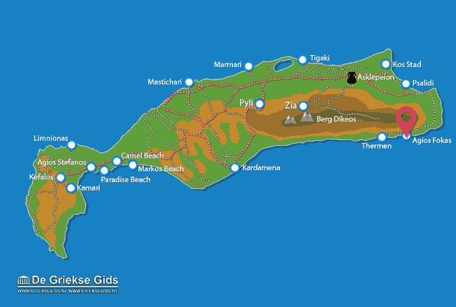 Map of Aghios Fokas
