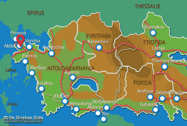 Map of Aktion
