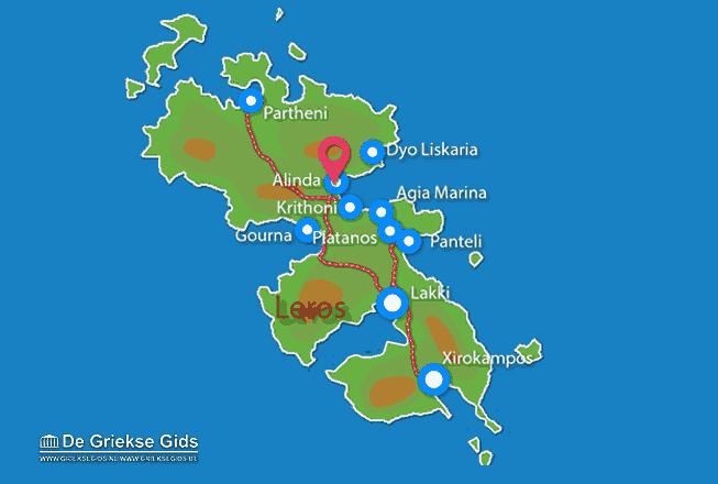 Map of Alinda