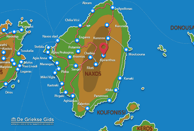 Map of Apiranthos