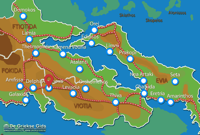 Map of Arachova