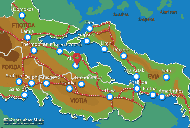 Map of Atalanti