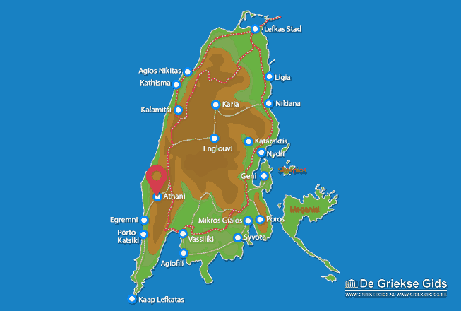 Map of Athani