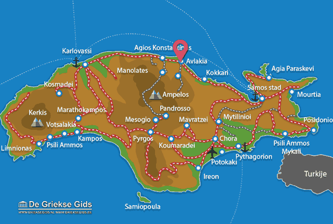 Map of Avlakia