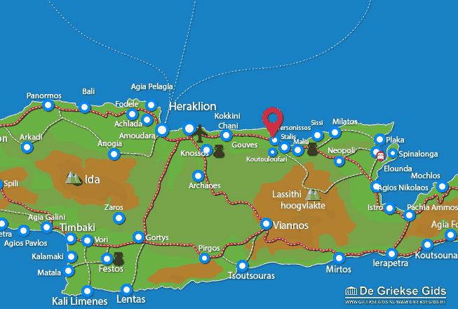 Map of Hersonissos