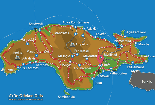 Map of Chora