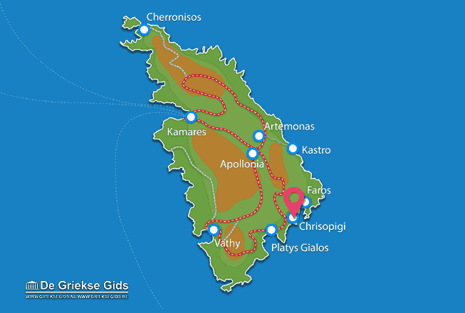 Map of Chrisopigi