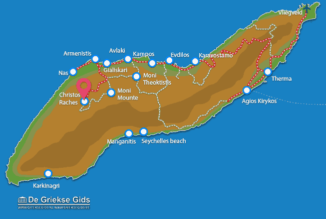 Map of Christos Raches