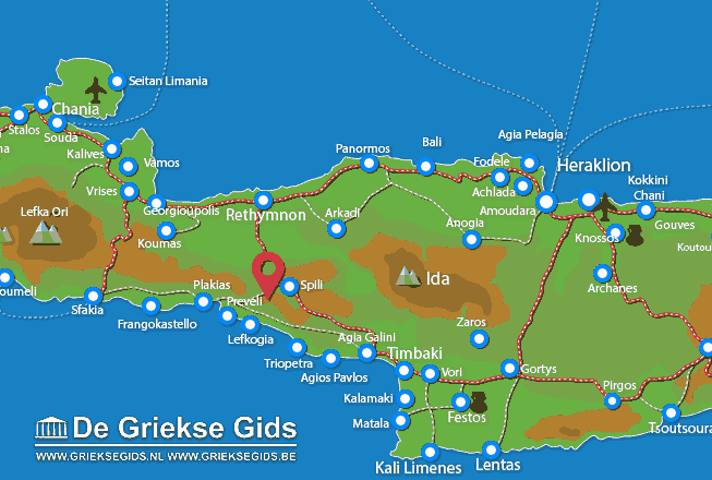 Map of Drimiskos