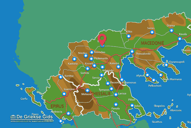 Map of Edessa