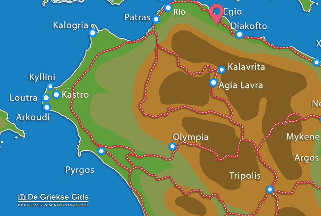 Map of Egio