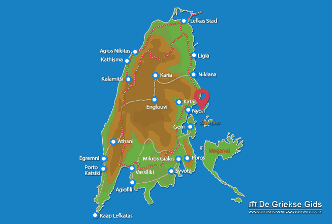 Map of Madouri (island)