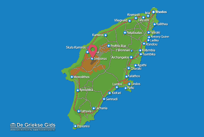 Map of Embonas