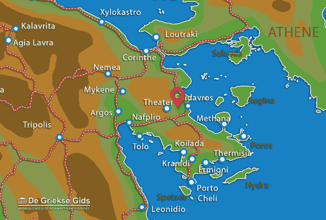 Map of Epidavros