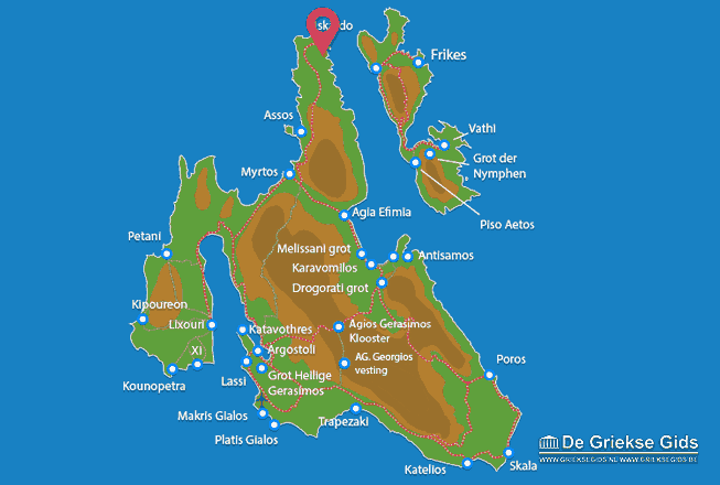 Map of Fiskardo
