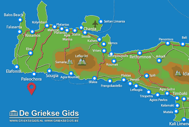 Map of Gavdos