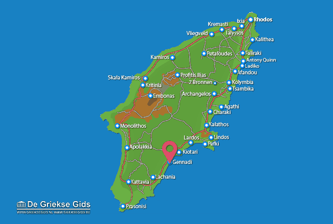 Map of Gennadi