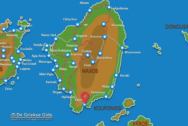 Map of Kalantos