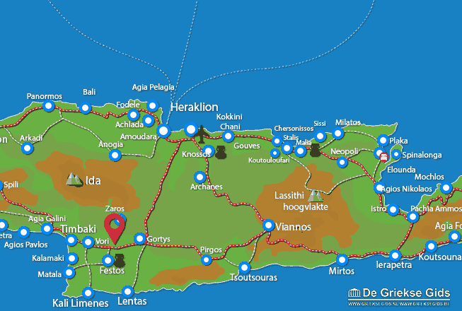 Map of Kaliviani