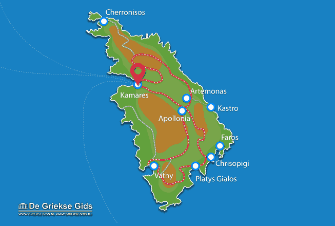 Map of Kamares