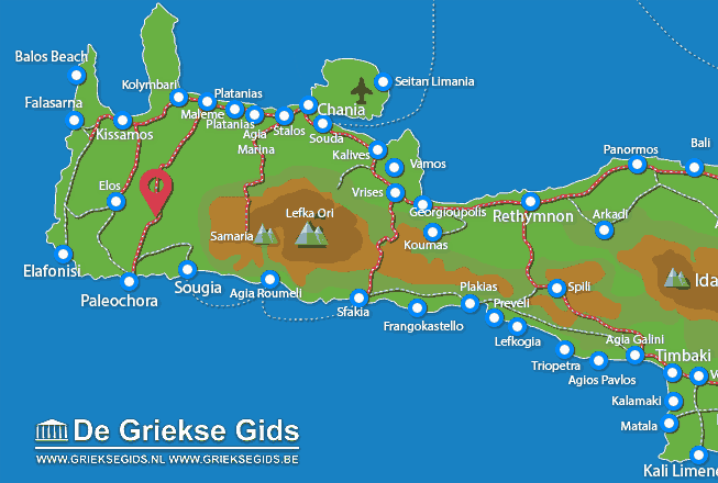 Map of Kandanos