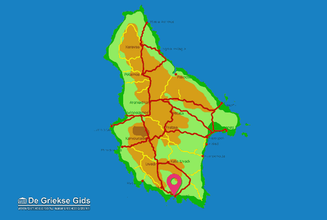 Map of Kapsali