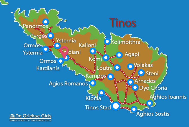 Map of Kardiani