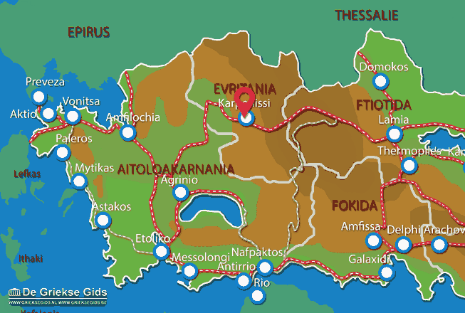 Map of Karpenissi