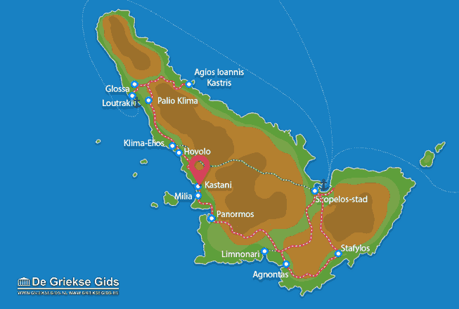 Map of Kastani