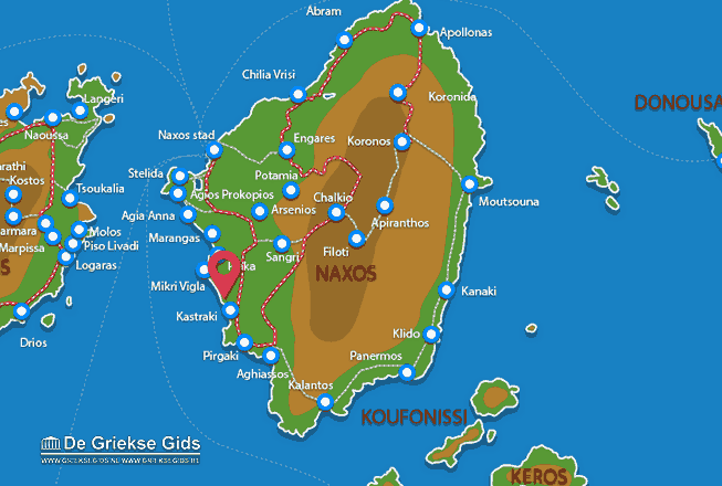 Map of Kastraki-Mikri Vigla