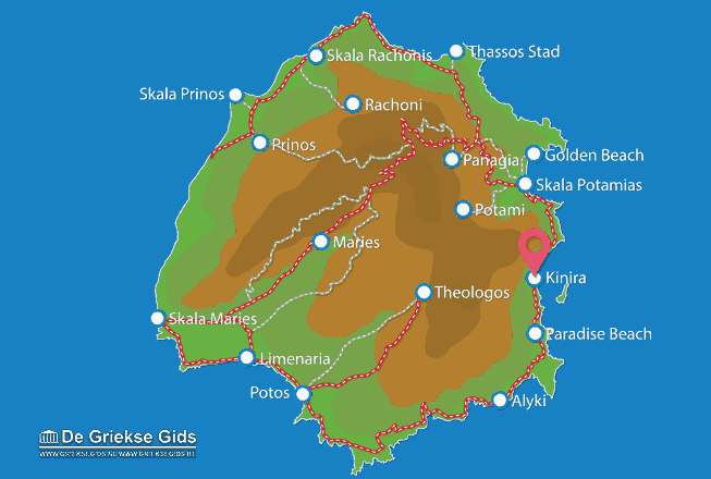 Map of Kinira