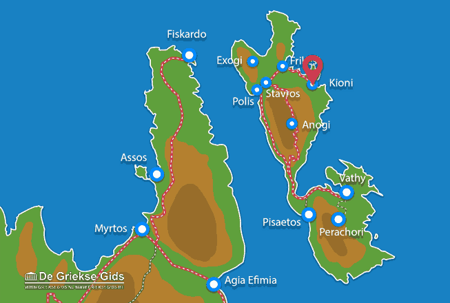 Map of Kioni