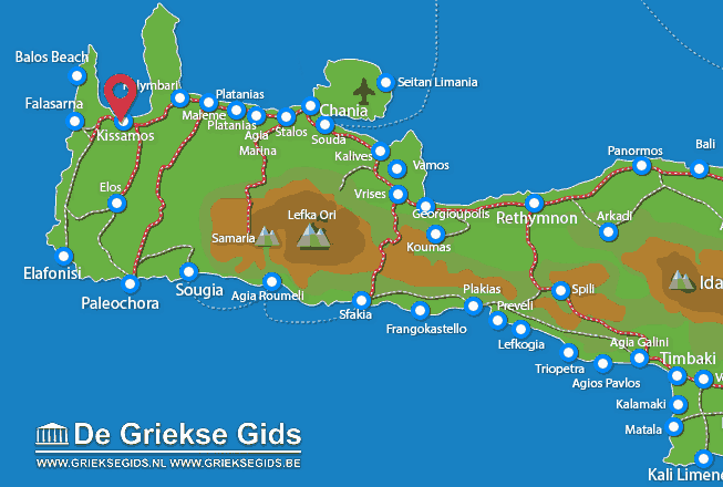 Map of Kissamos