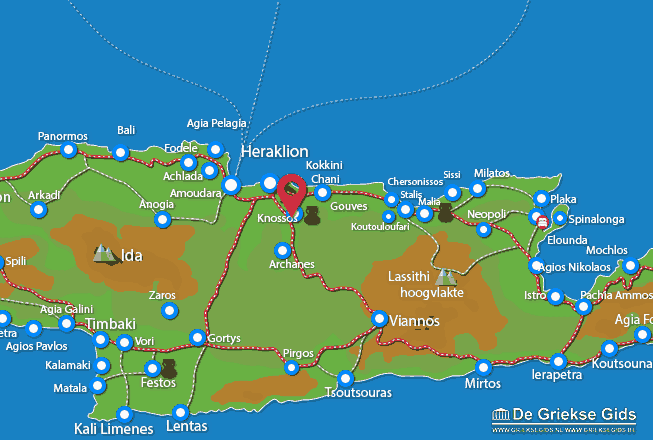 Map of Knossos