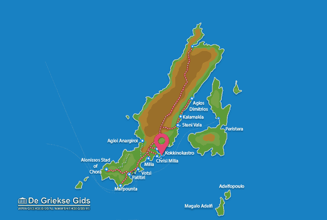 Map of Kokkinokastro