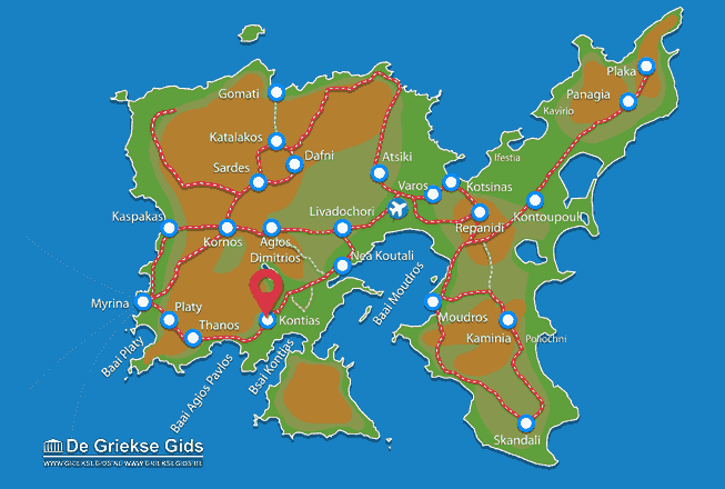 Map of Kontias